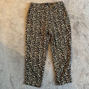 J. Crew Factory leopard Jaime pants